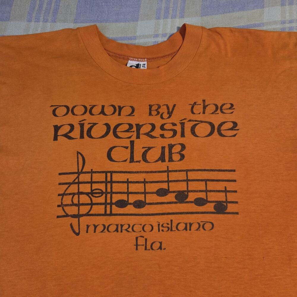 Vintage Louis Armstrong Down By The Riverside Club T Shirt Jazz Music Florida